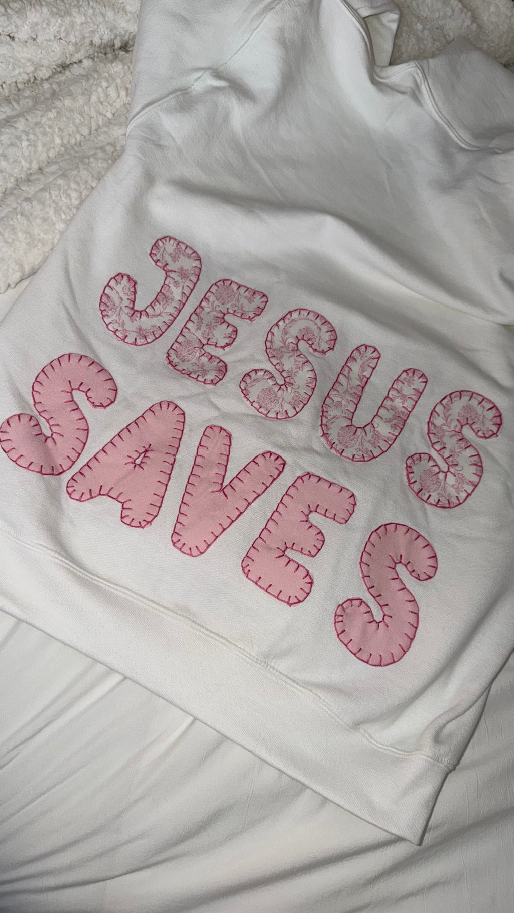 All we need is Jesus custom hoodie (Jesus saves on back)