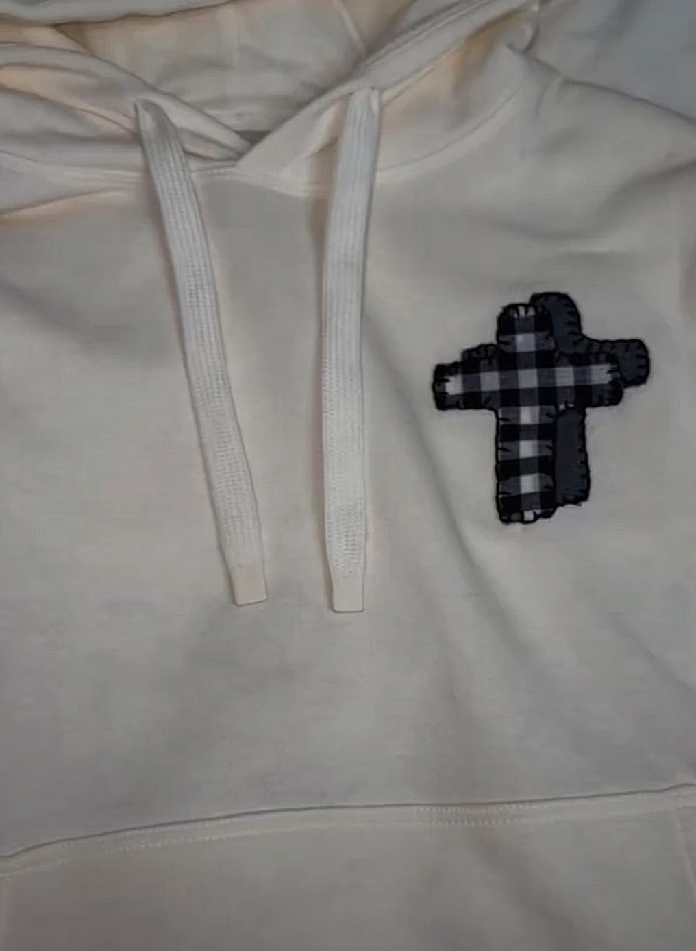 Jesus saves custom hoodie (Cross on front)